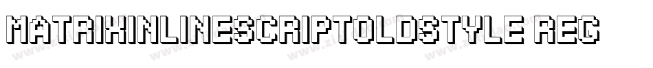 MatrixInlineScriptOldstyle Regular字体转换